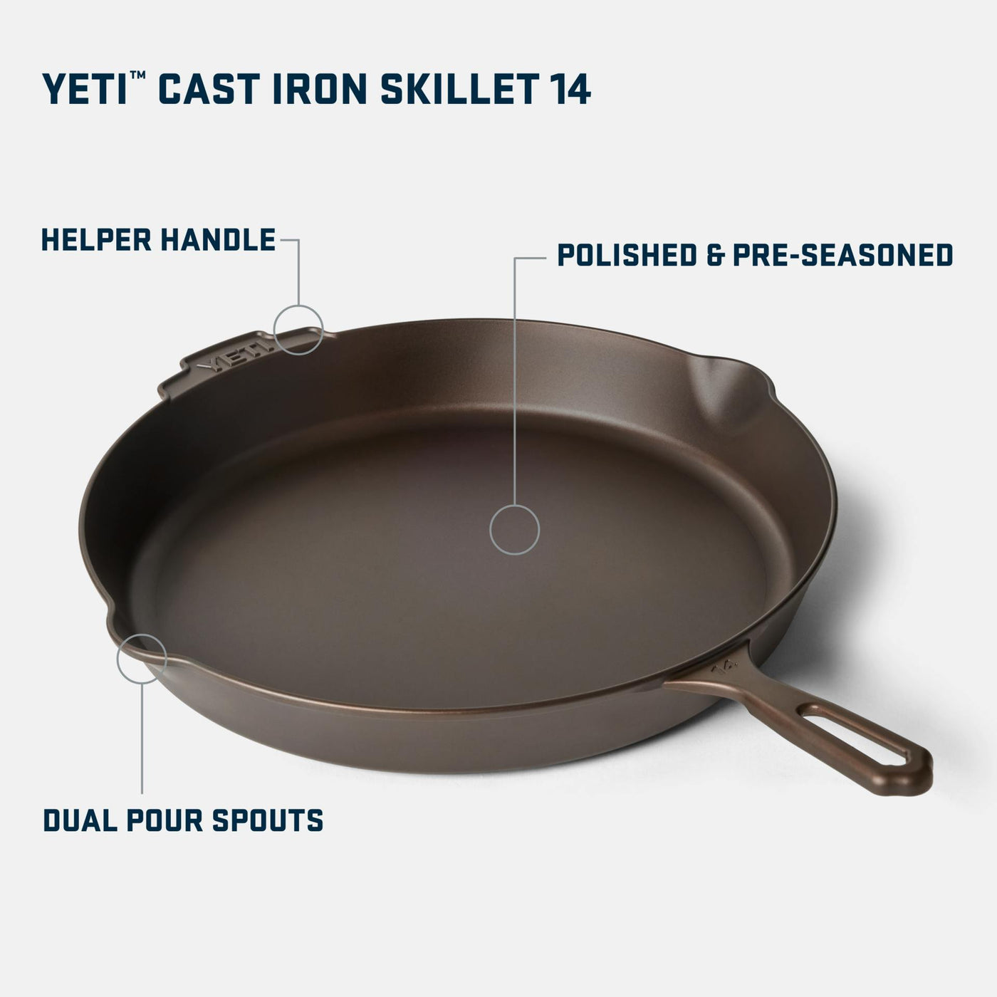 YETI® Cast Iron Skillet 14