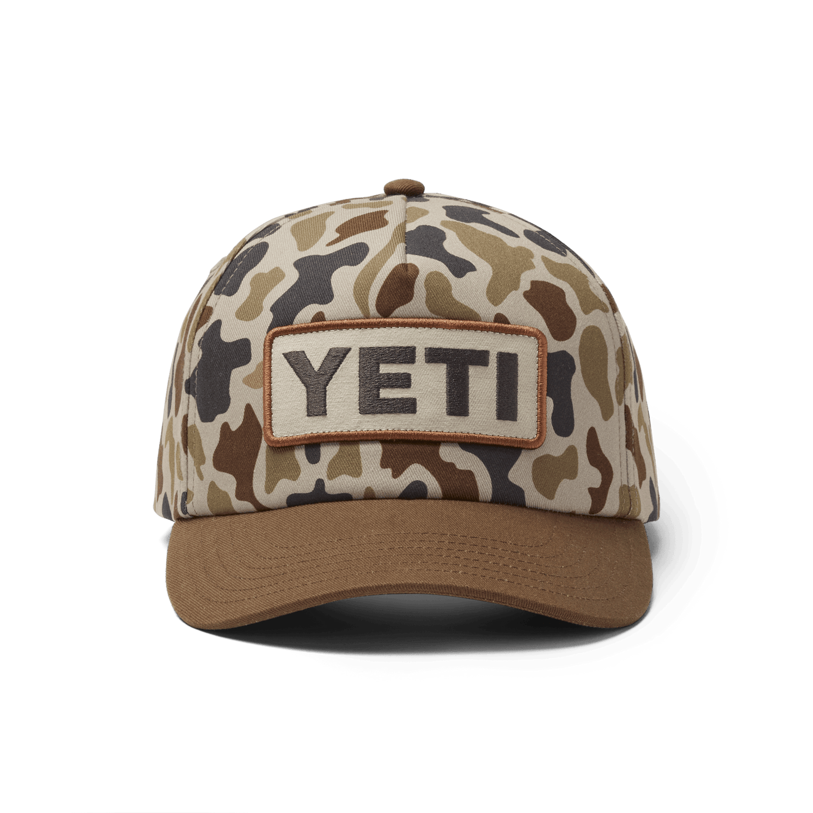 YETI® Wetlands Camo Logo Badge Mid Pro Flat Brim Hat