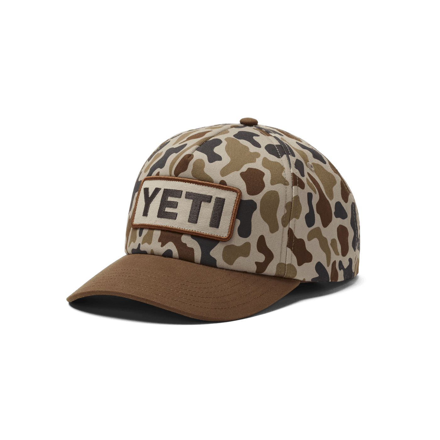 YETI® Wetlands Camo Logo Badge Mid Pro Flat Brim Hat