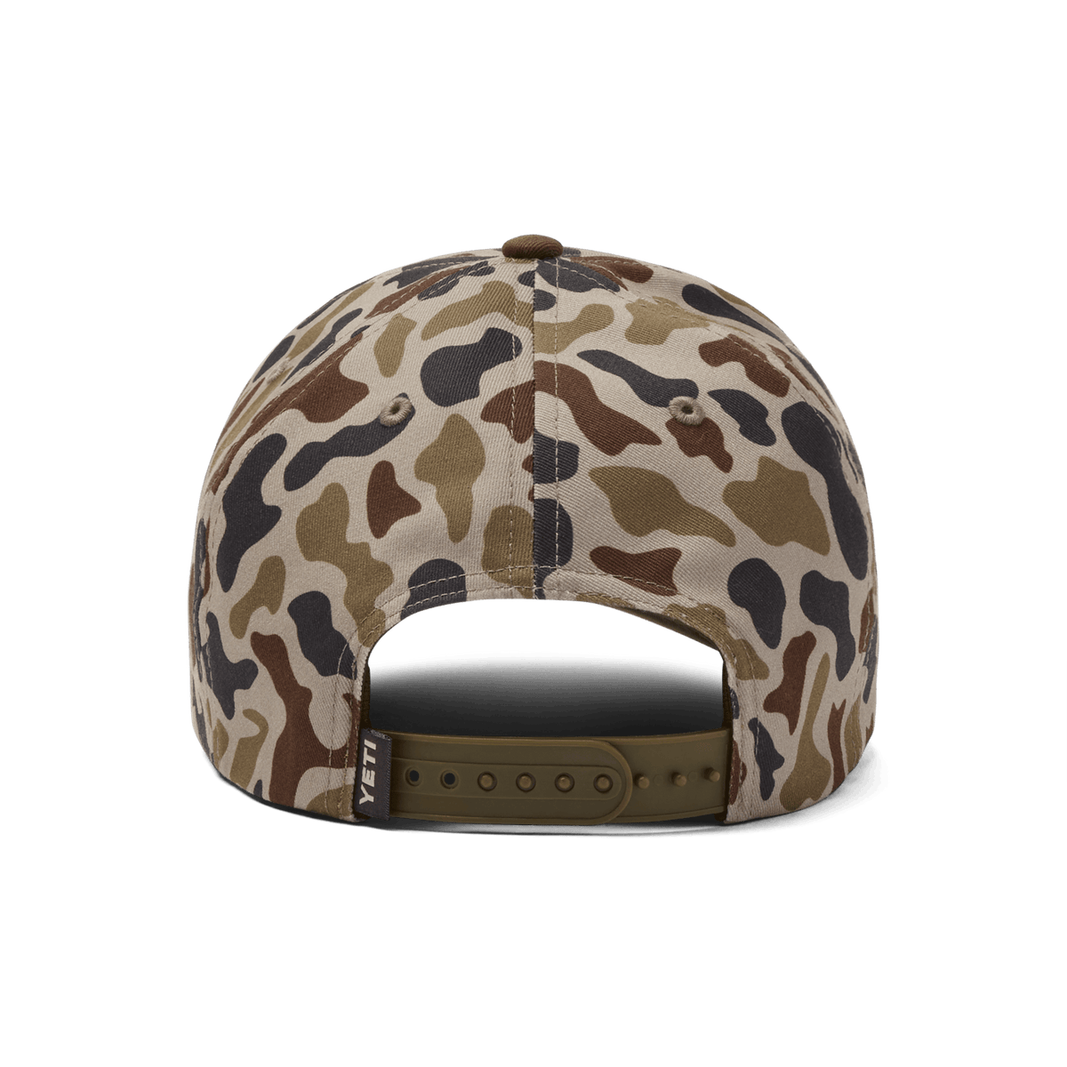 YETI® Wetlands Camo Logo Badge Mid Pro Flat Brim Hat