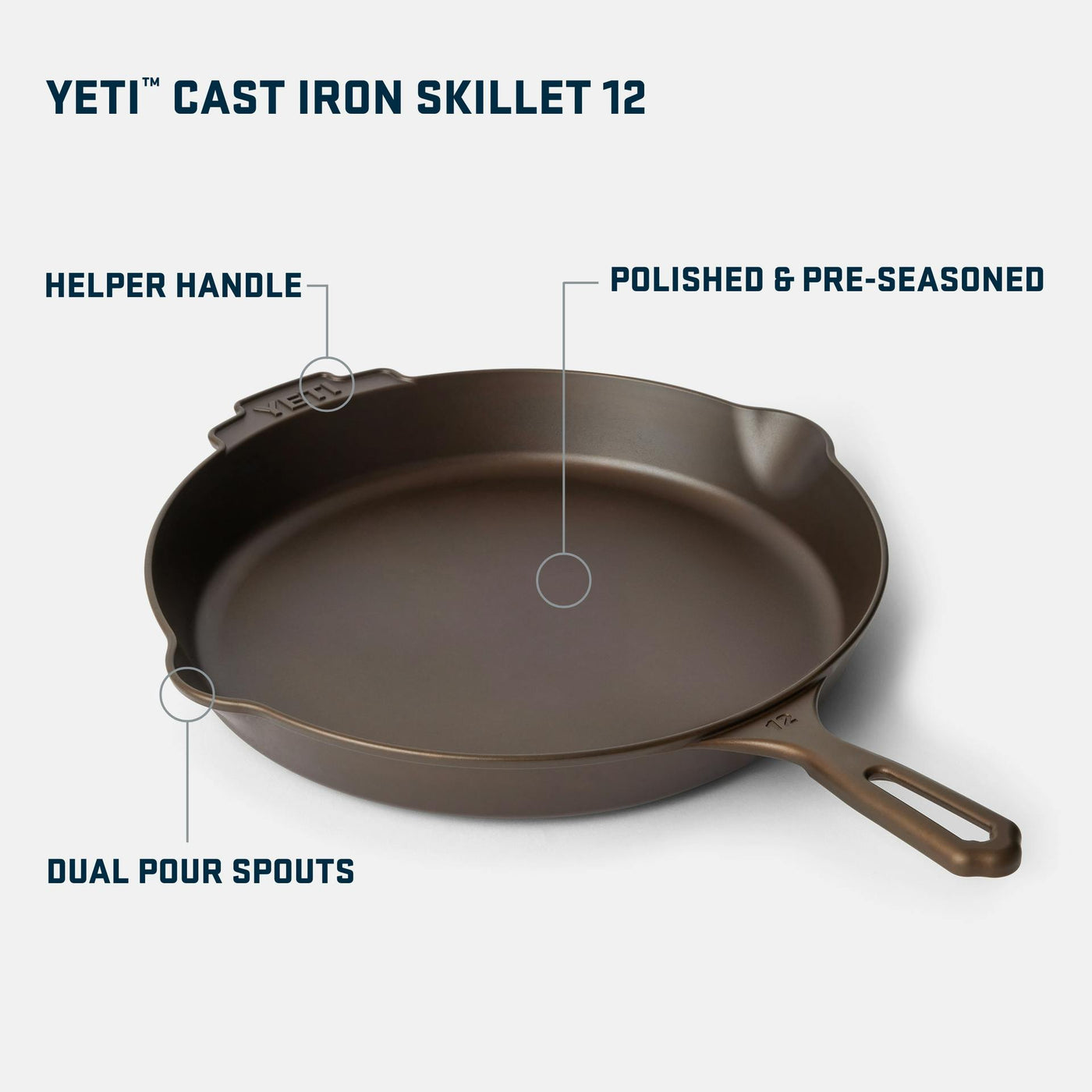 YETI® Cast Iron Skillet 12